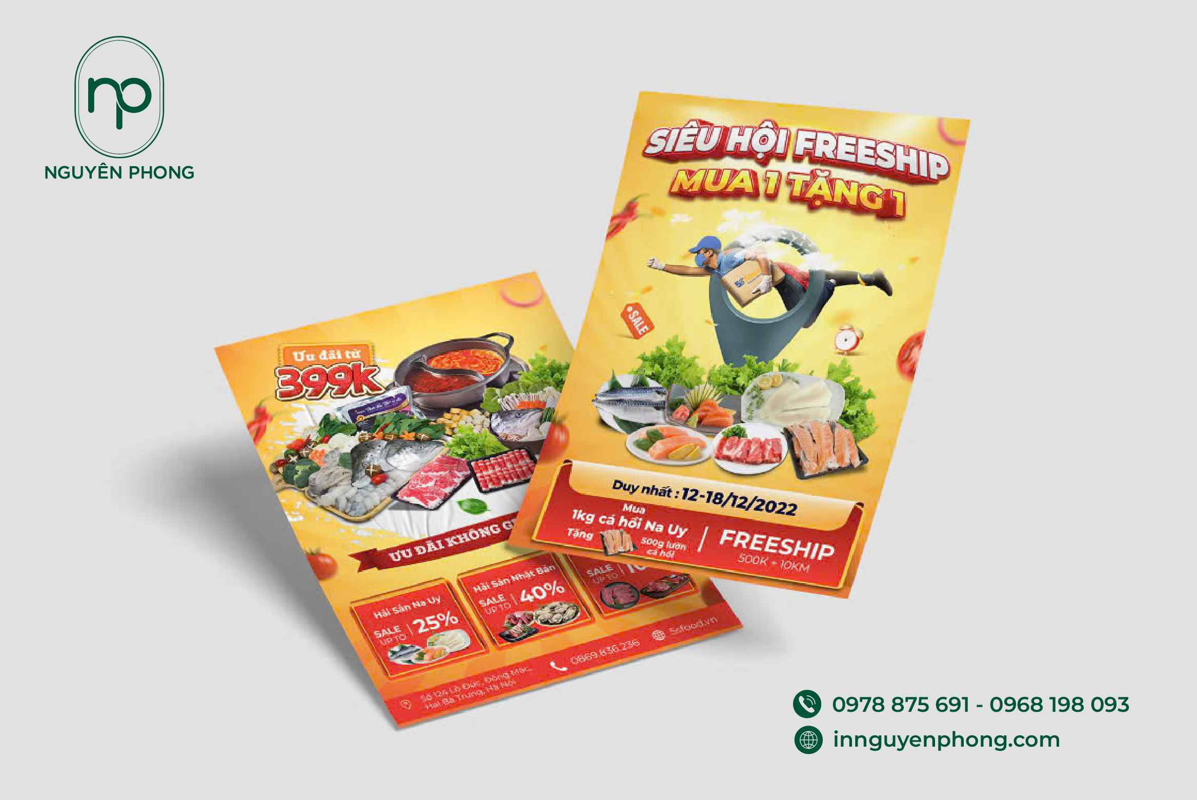Mẫu in tờ rơi giá rẻ Tại Xưởng in Nguyên Phong